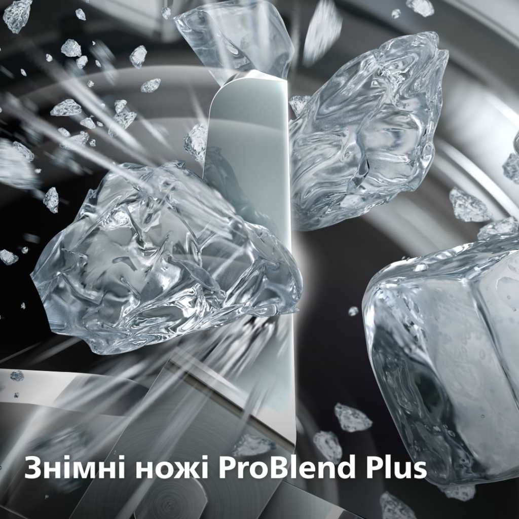 Блендер Philips стаціонарний Series 5000, 1200Вт, чаша-2000мл, скло, склянка в ко (HR3041/00)