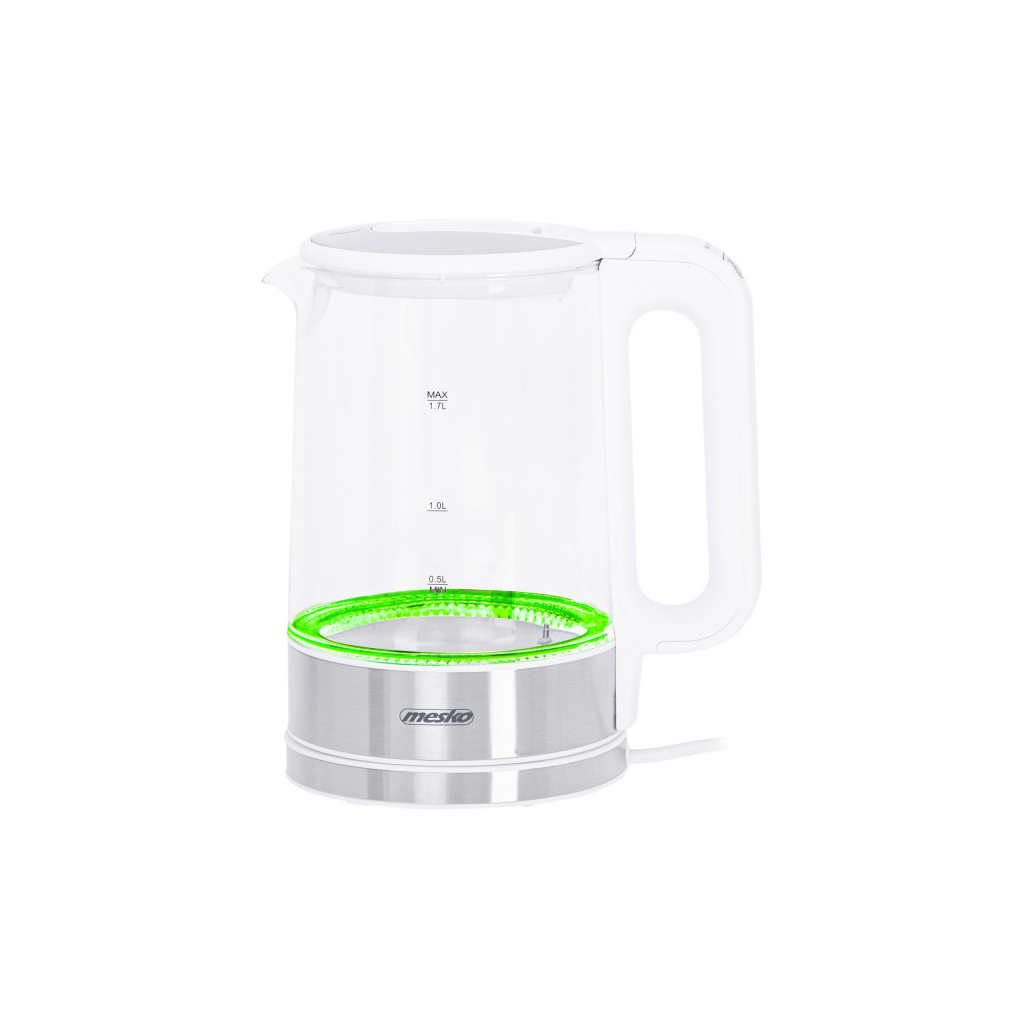 Електрочайник Mesko MS 1301 white