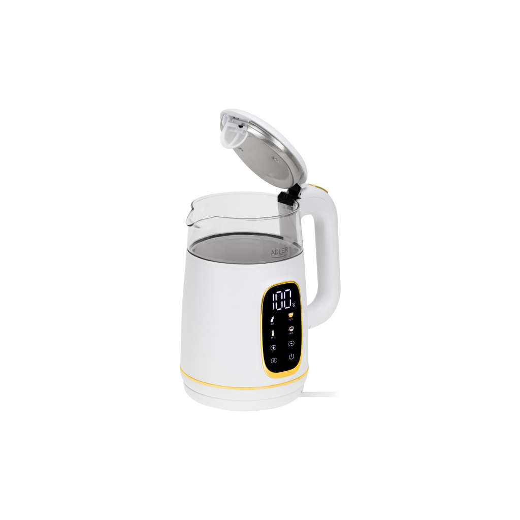 Електрочайник Adler AD 1305 white gold