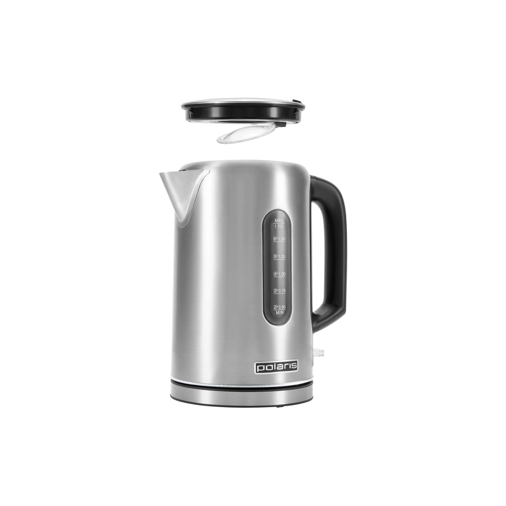 Електрочайник Polaris PWK 17101CA Water Way Pro Сталевий