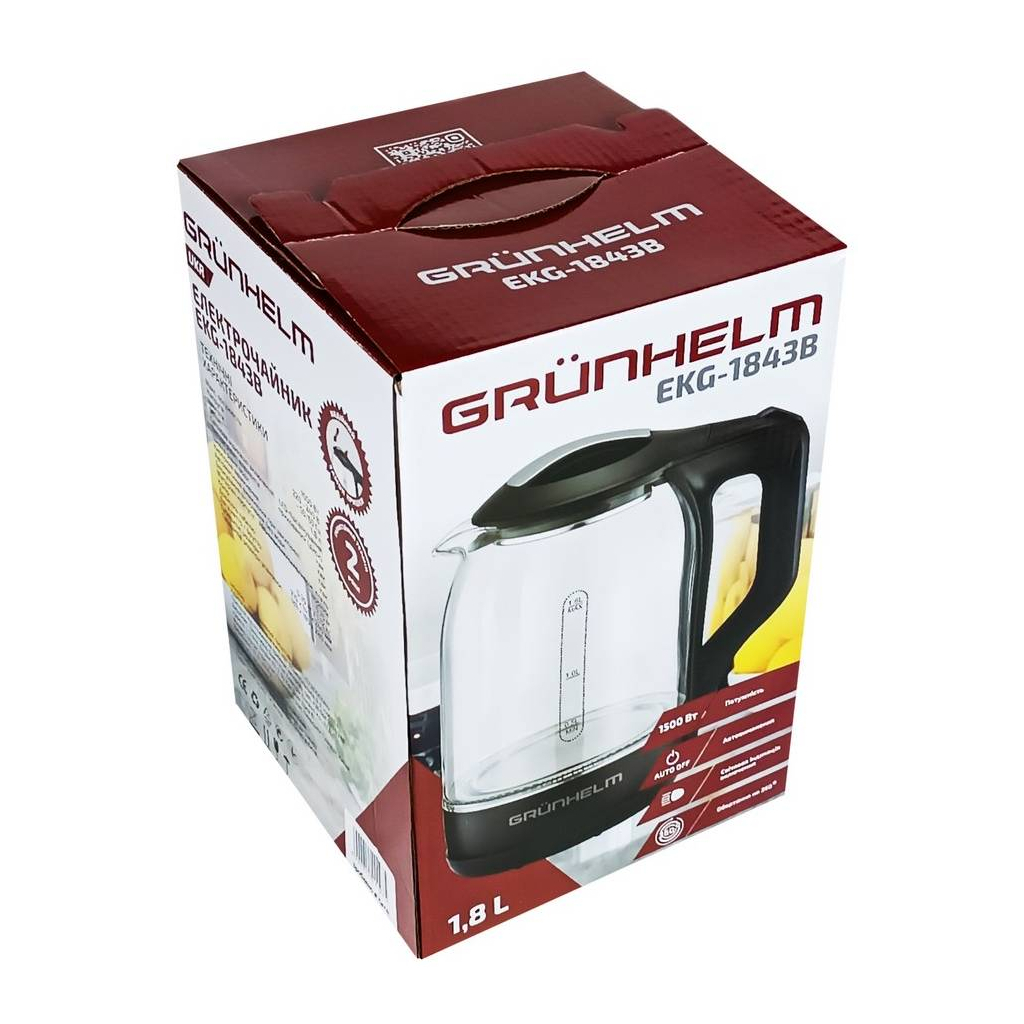 Електрочайник Grunhelm EKG-1843B