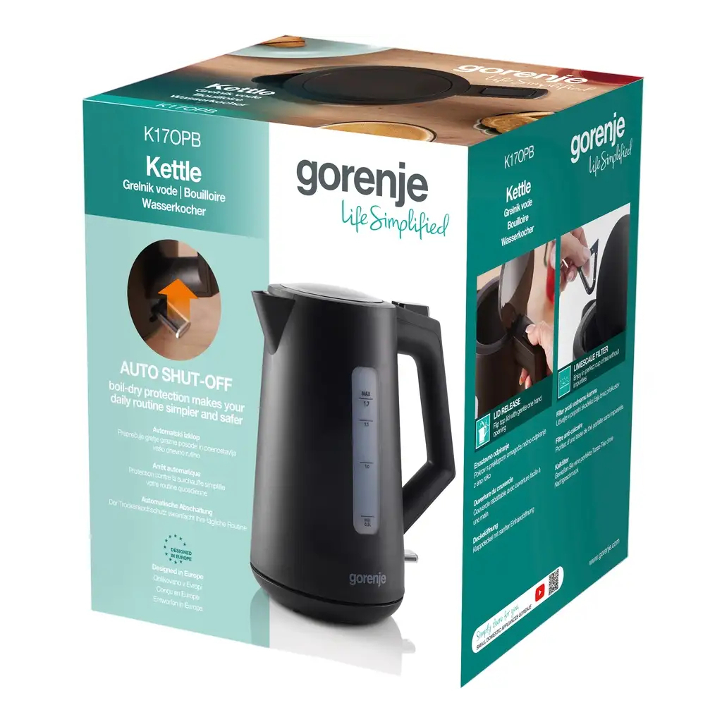 Електрочайник Gorenje K17OPB