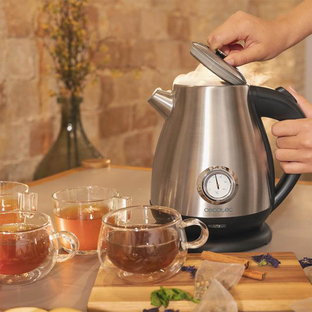 Електрочайник Cecotec Thermosense 620 Retro Steel (CCTC-01458)