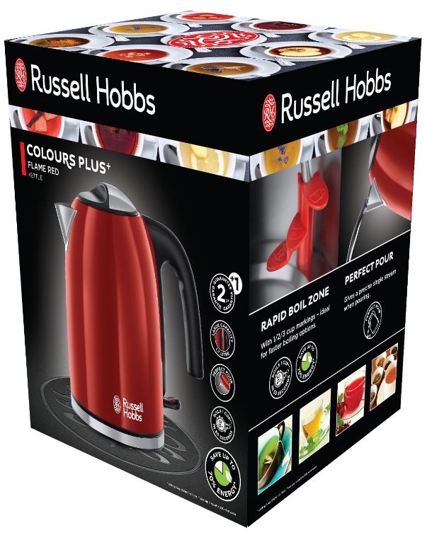 Елекрочайник Russell Hobbs 20412-70 Colours Plus Red