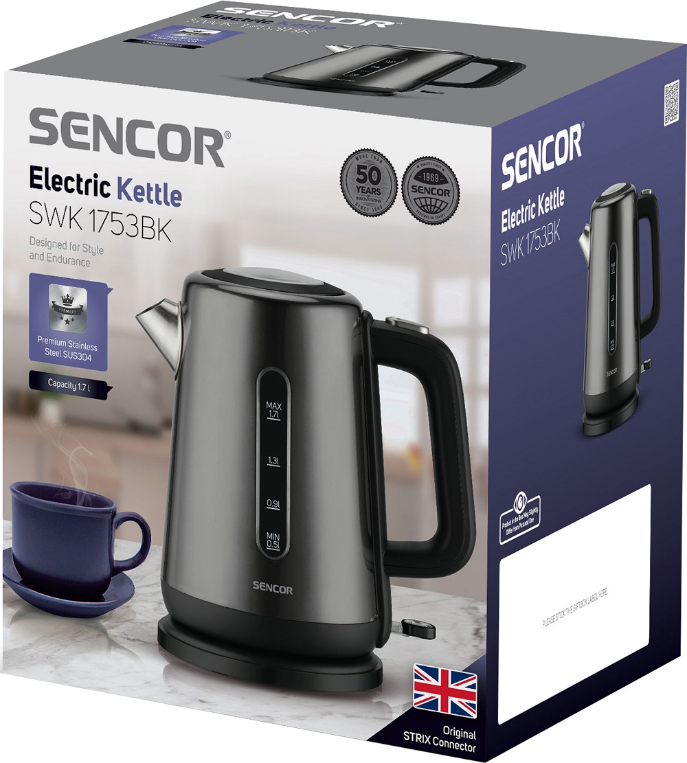 Електрочайник Sencor SWK 1753BK