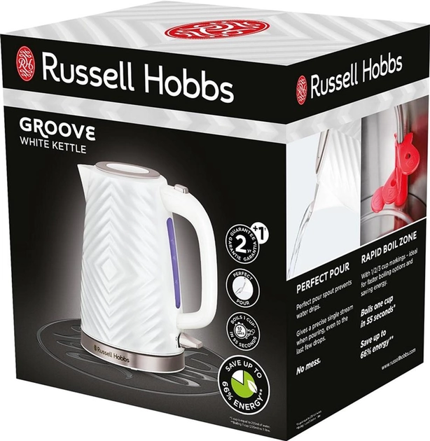 Електрочайник Russell Hobbs 26381-70 Groove White