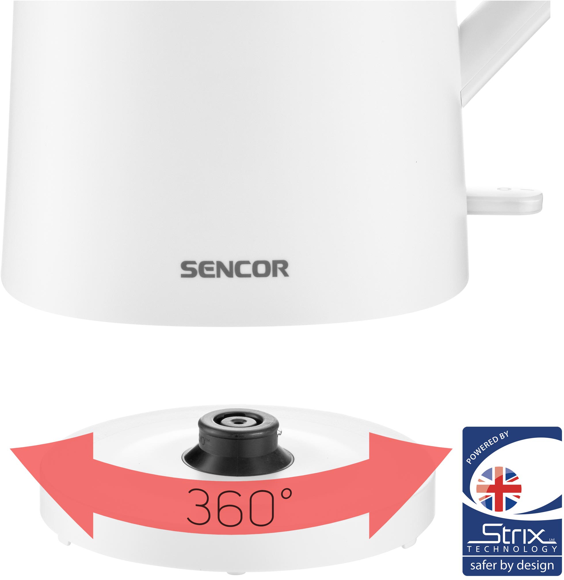 Електрочайник Sencor SWK 0550WH