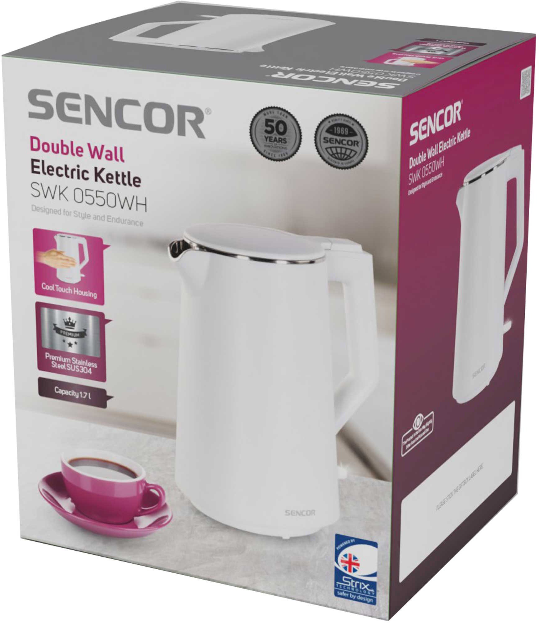 Електрочайник Sencor SWK 0550WH