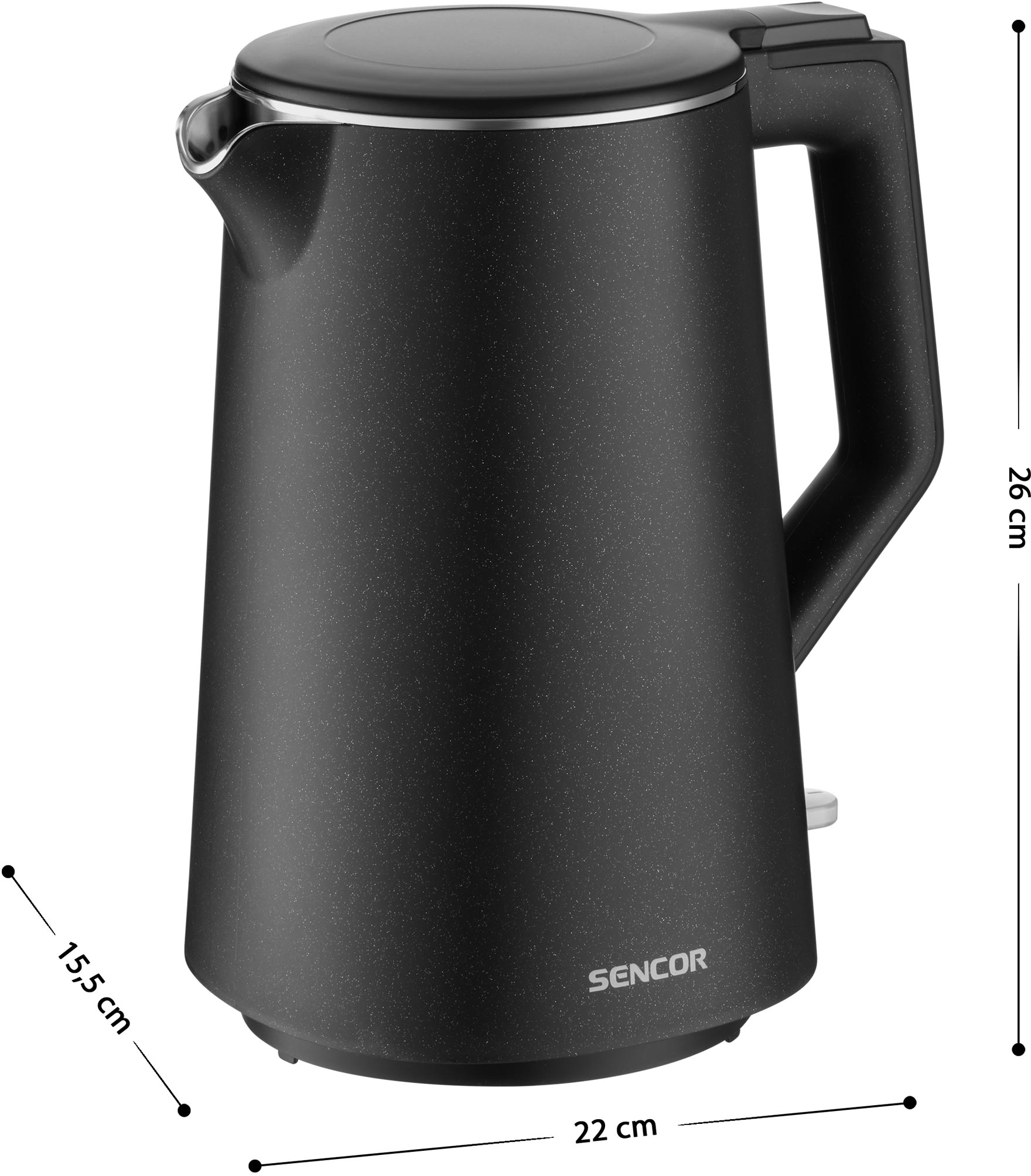 Електрочайник Sencor SWK 0551BK