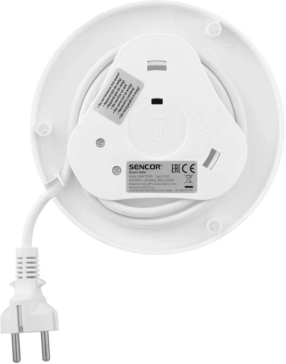 Електрочайник Sencor SWK 1511GR