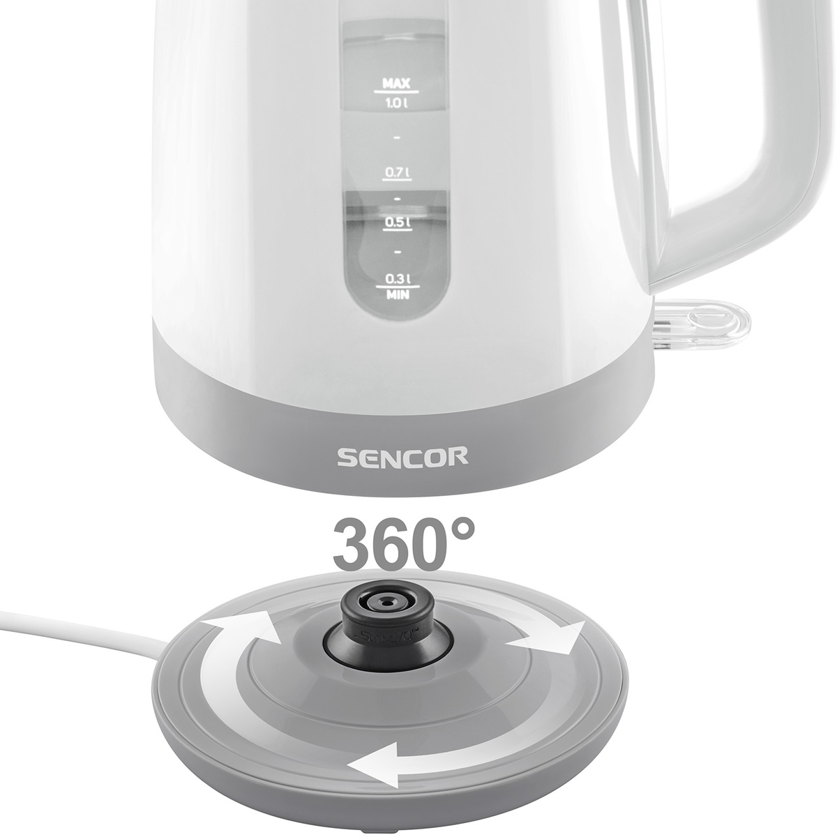 Електрочайник Sencor SWK 1020WH
