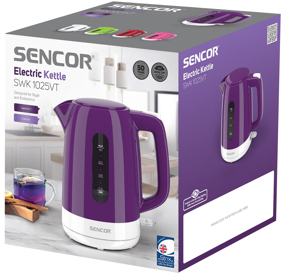 Електрочайник Sencor SWK 1025VT
