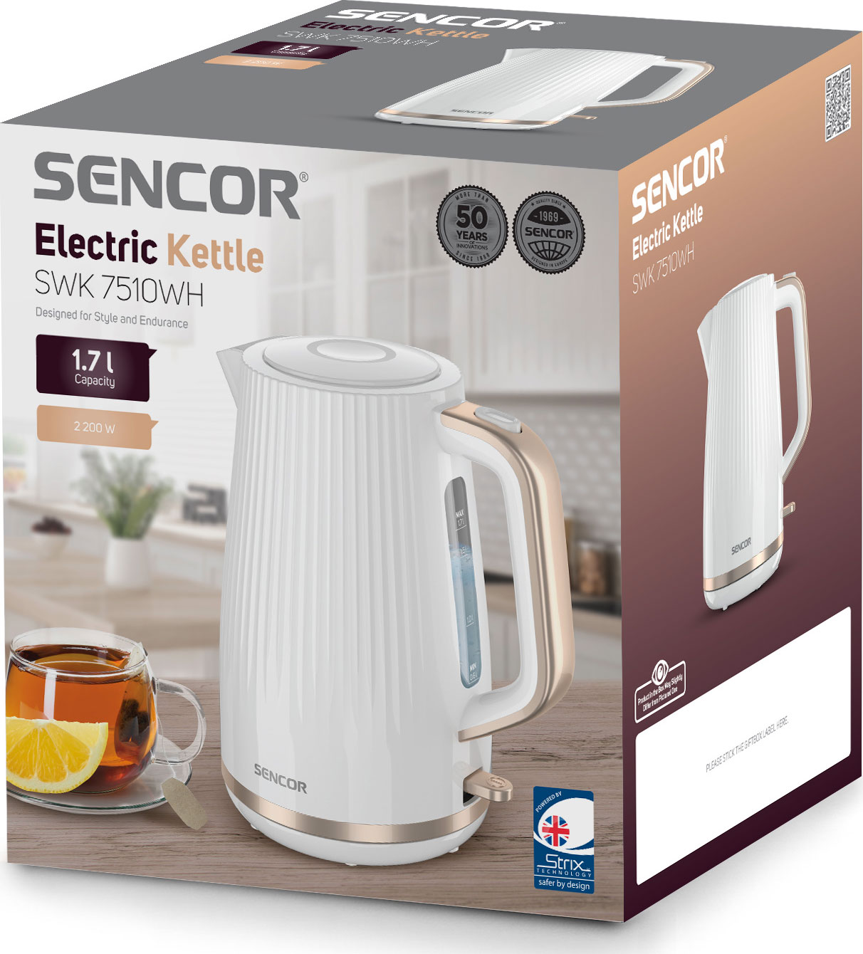Електрочайник Sencor SWK 7510WH