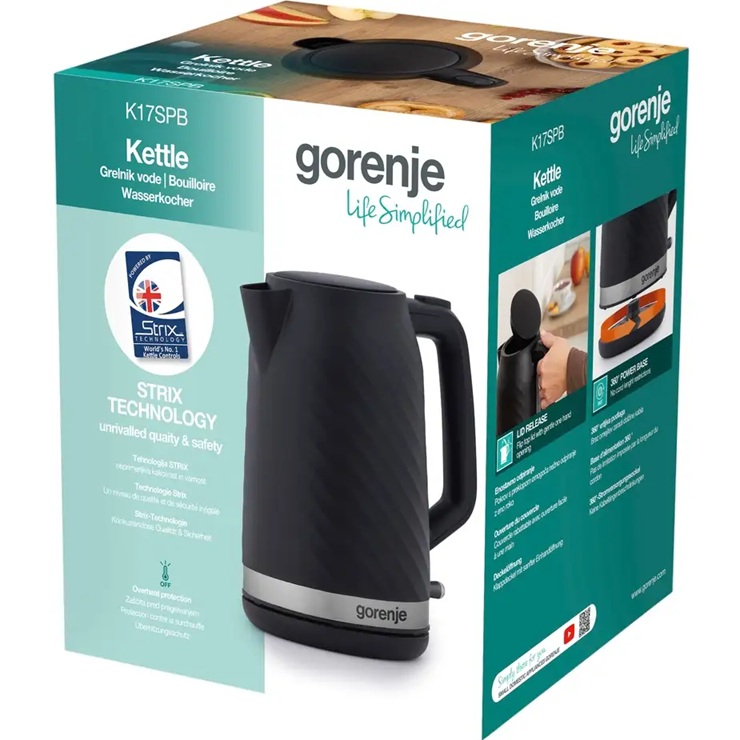 Електрочайник Gorenje K17SPB