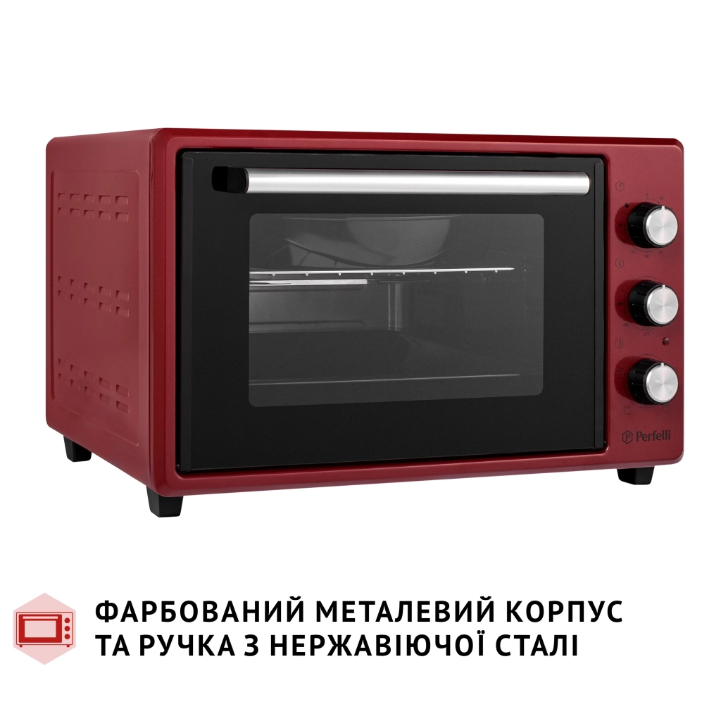 Електропіч Perfelli MIRAGE 37 RED