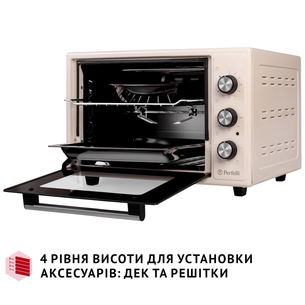 Електропіч Perfelli MIRAGE 37 IVORY