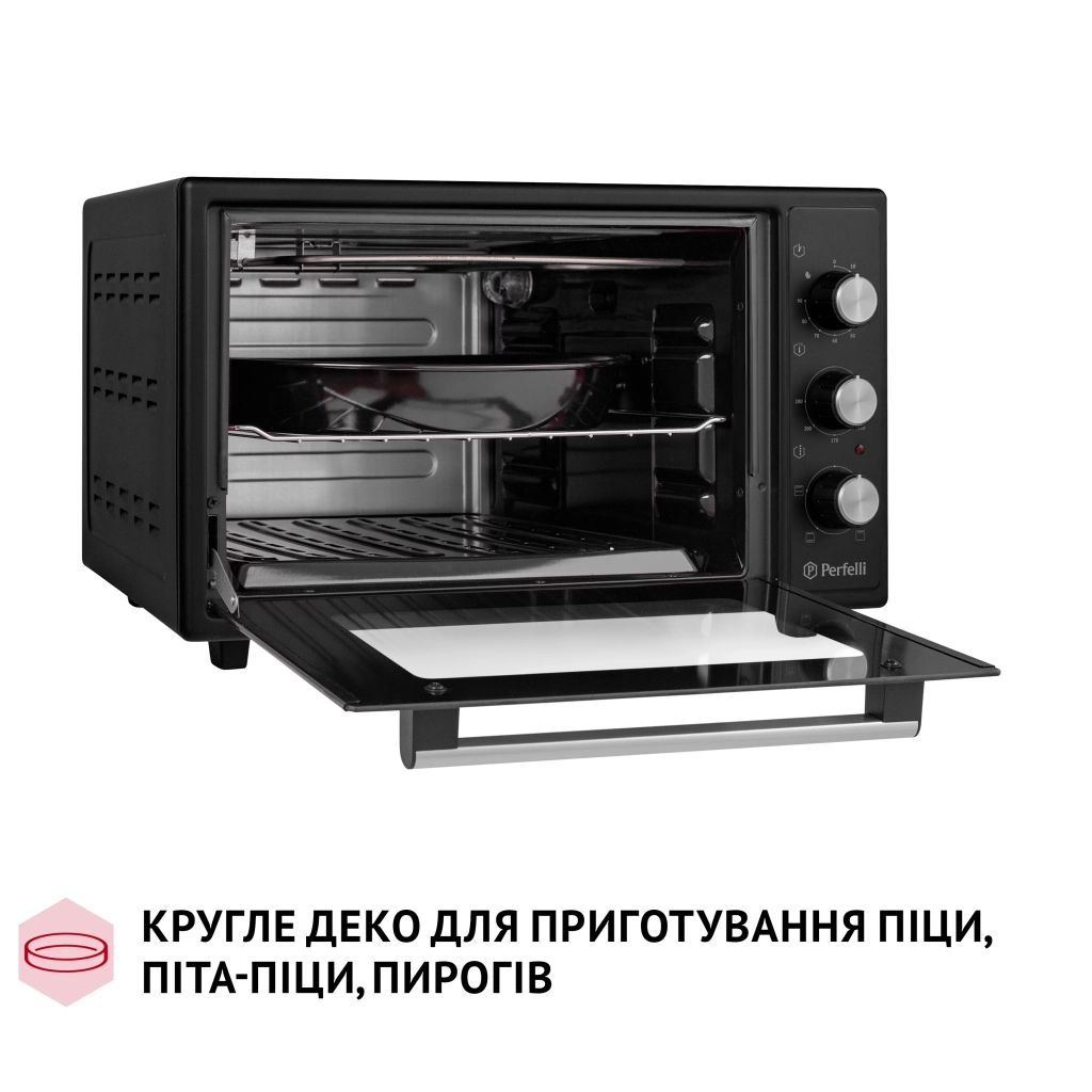 Електропіч Perfelli MIRAGE 37 BLACK