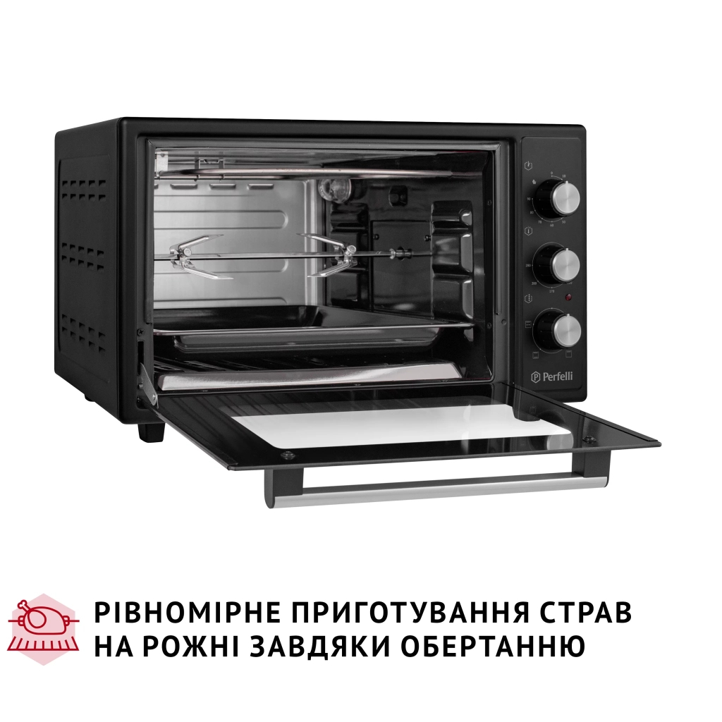 Електропіч Perfelli MIRAGE 37 BLACK
