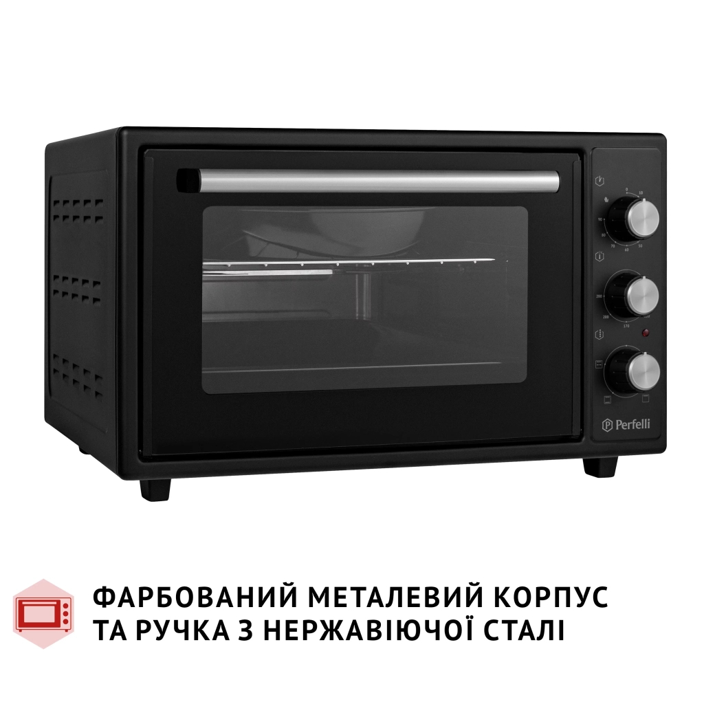 Електропіч Perfelli MIRAGE 37 BLACK