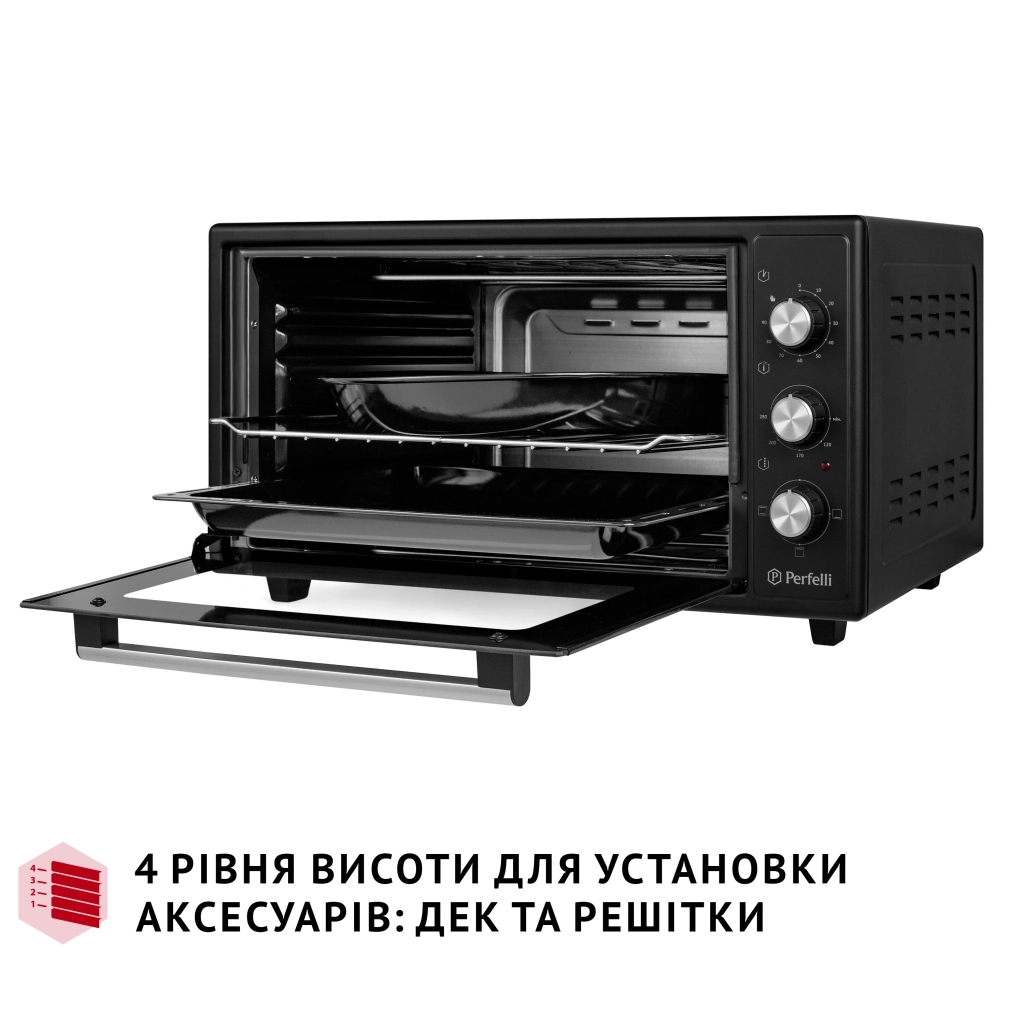 Електропіч Perfelli CLASSIC 48 BLACK