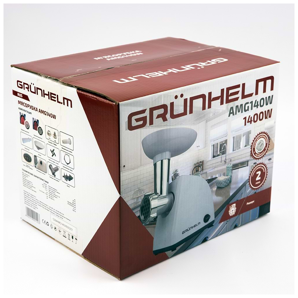М'ясорубка Grunhelm AMG140W