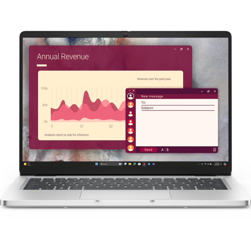 Ноутбук Dell Pro 14 (BTO106_PC14250_UA_UBU)