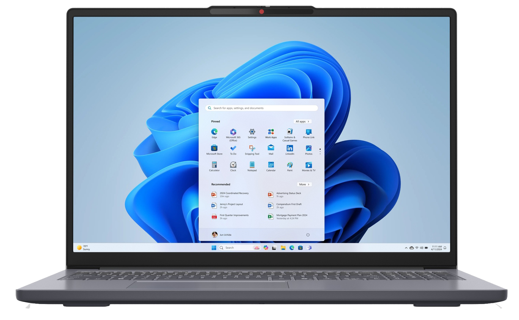 Ноутбук Lenovo IdeaPad Slim 3 16ARP10 (83K800EGRA) Luna Grey