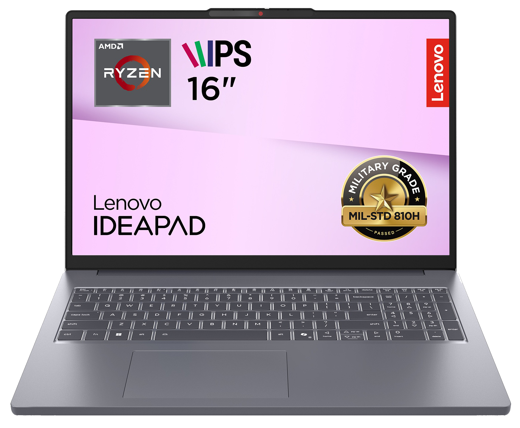 Ноутбук Lenovo IdeaPad Slim 3 16ARP10 (83K800EGRA) Luna Grey