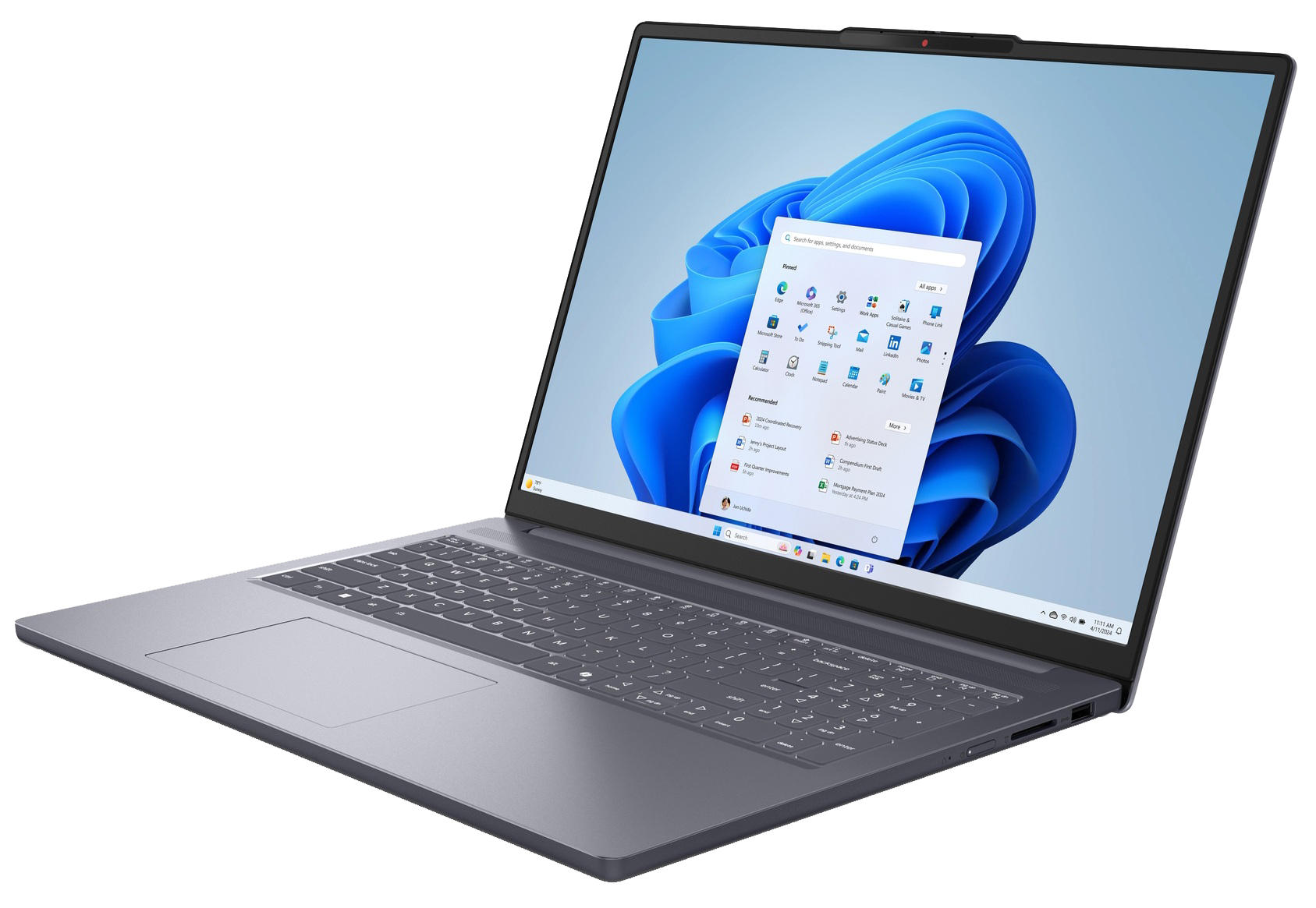 Ноутбук Lenovo IdeaPad Slim 3 16ARP10 (83K800EGRA) Luna Grey