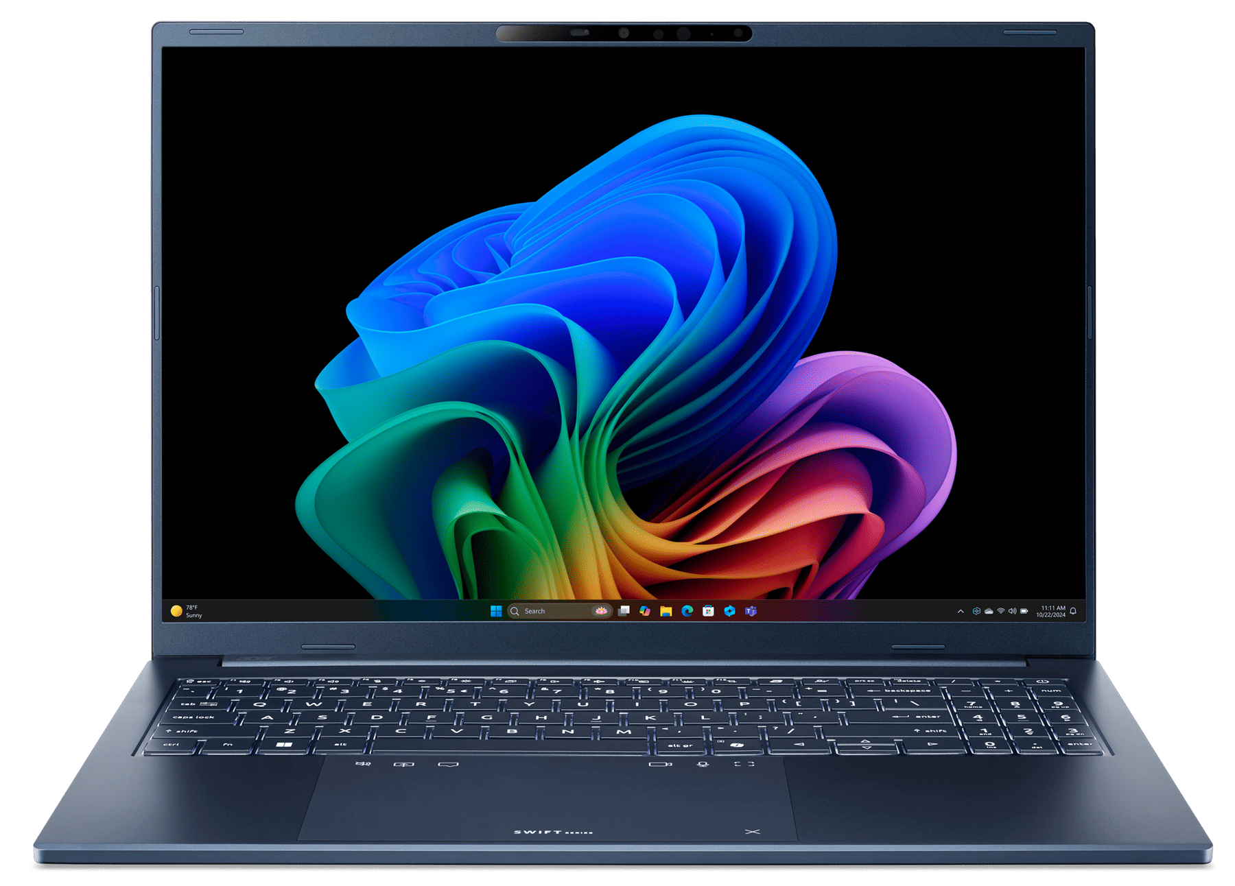 Ноутбук Acer Swift Go 16 AI SFG16-A71-R48W (NX.JX9EU.003) Steam Blue