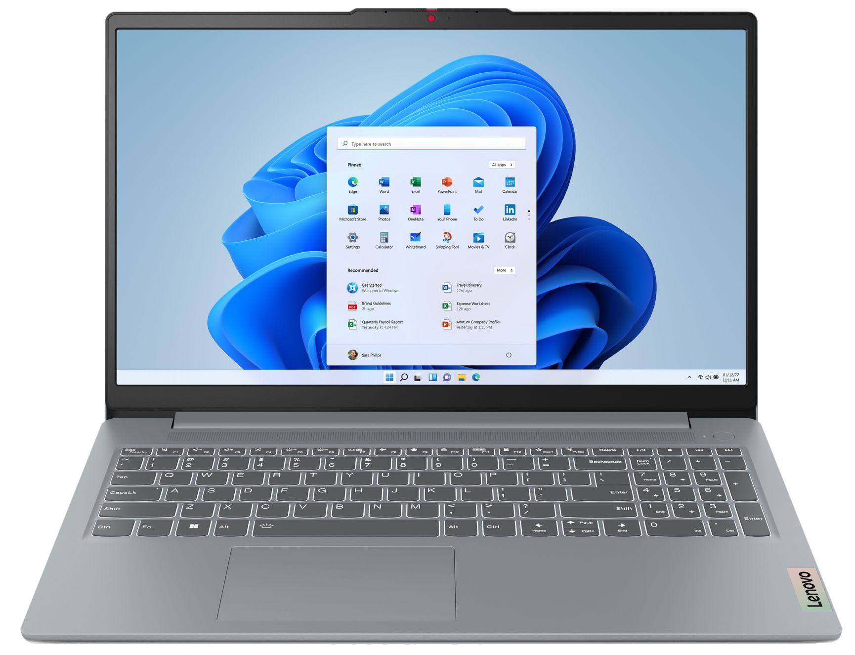 Ноутбук Lenovo IdeaPad Slim 3 15AMN8 (82XQ01KJRA) Arctic Grey