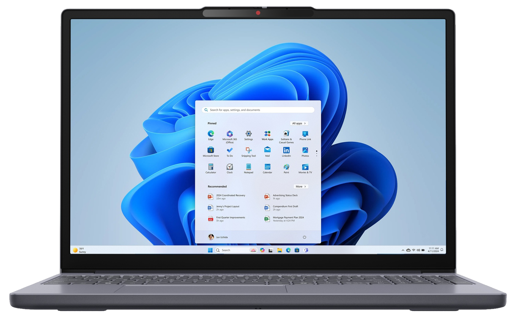 Ноутбук Lenovo IdeaPad Slim 3 15IRH10 (83K100V0RA) Luna Grey