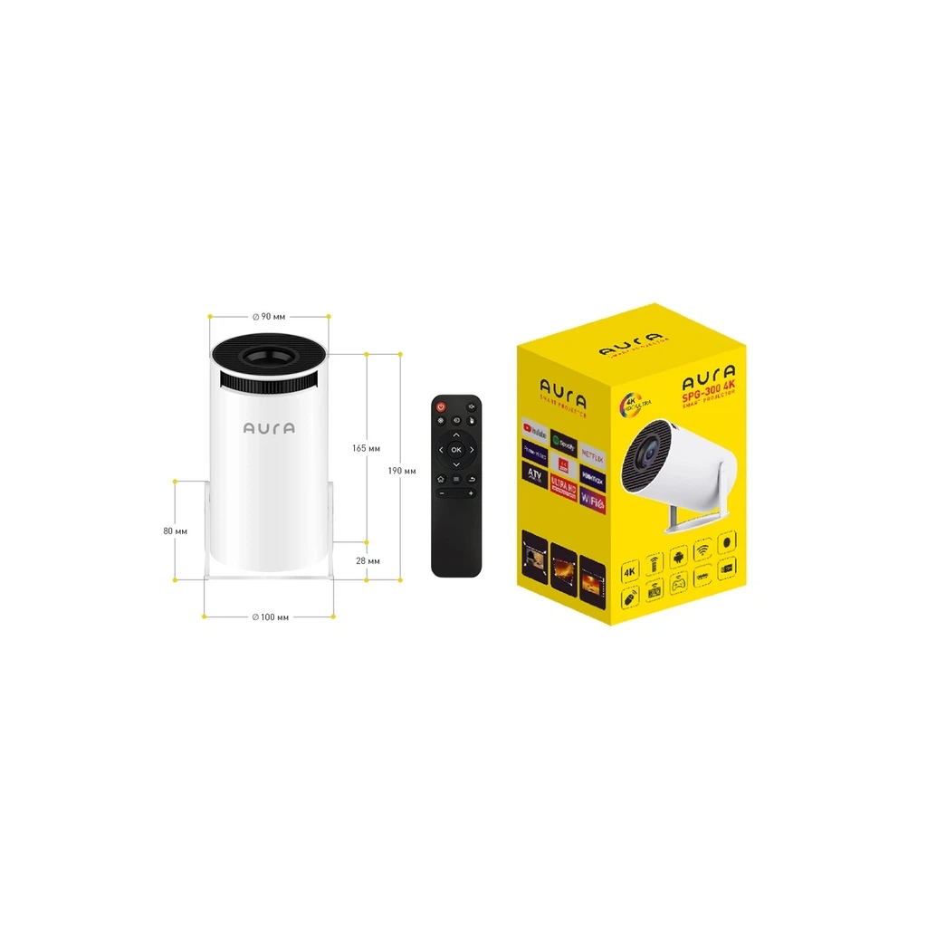 Проектор AURA SPJ-300 (AU-PRJSPJ300-W)