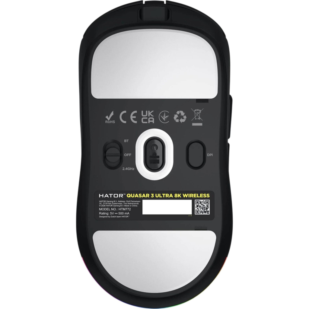 Мишка Hator Quasar 3 Ultra 8K Wireless Black Edition (HTM772)