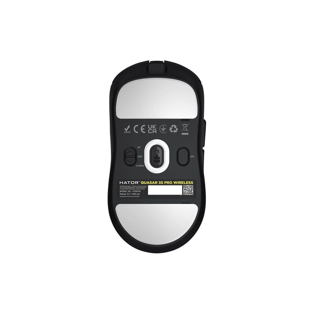 Мишка Hator Quasar 3S Pro Wireless Black (HTM745)