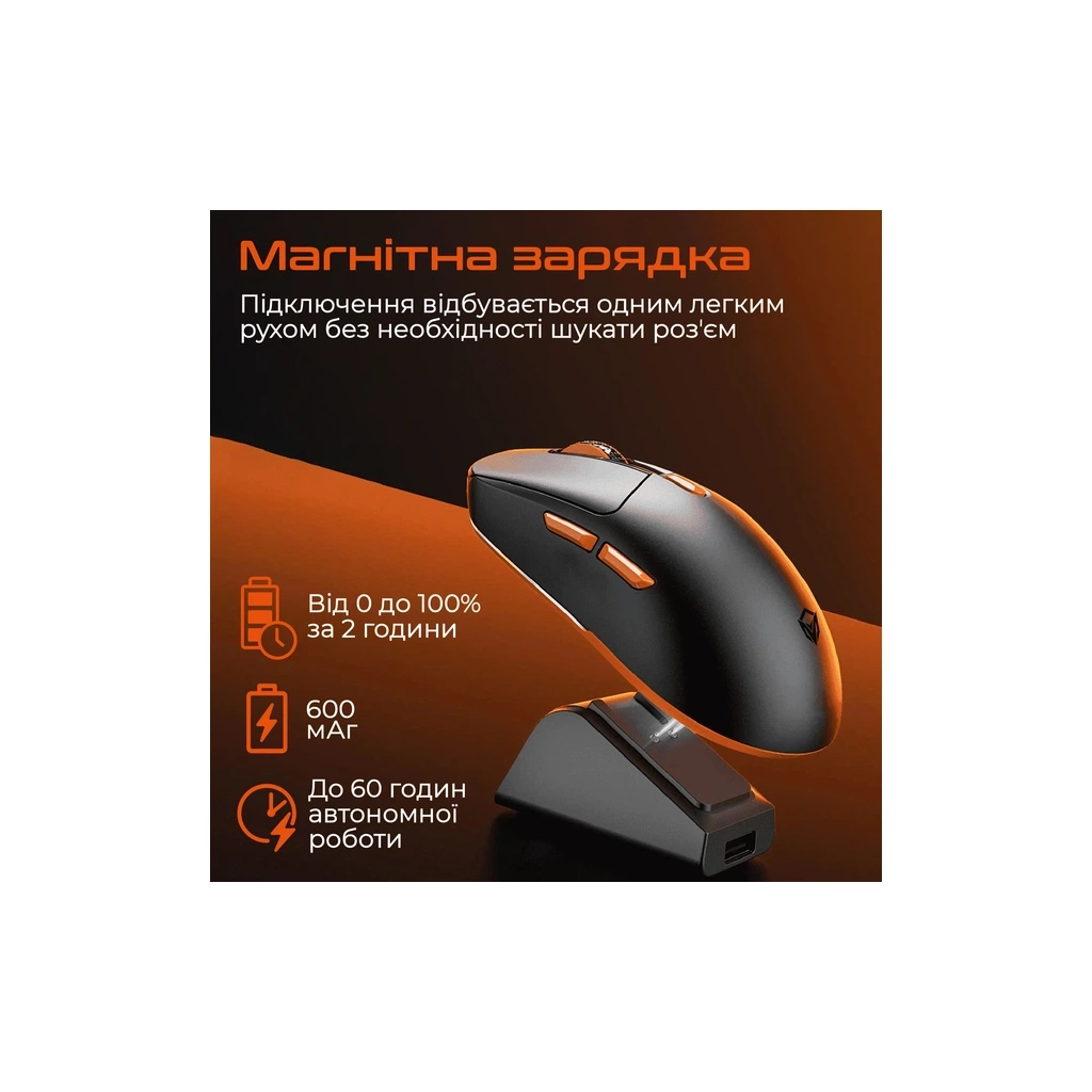 Мишка Meetion GW38 Wireless/Bluetooth/USB Black (MT-GW38-A)