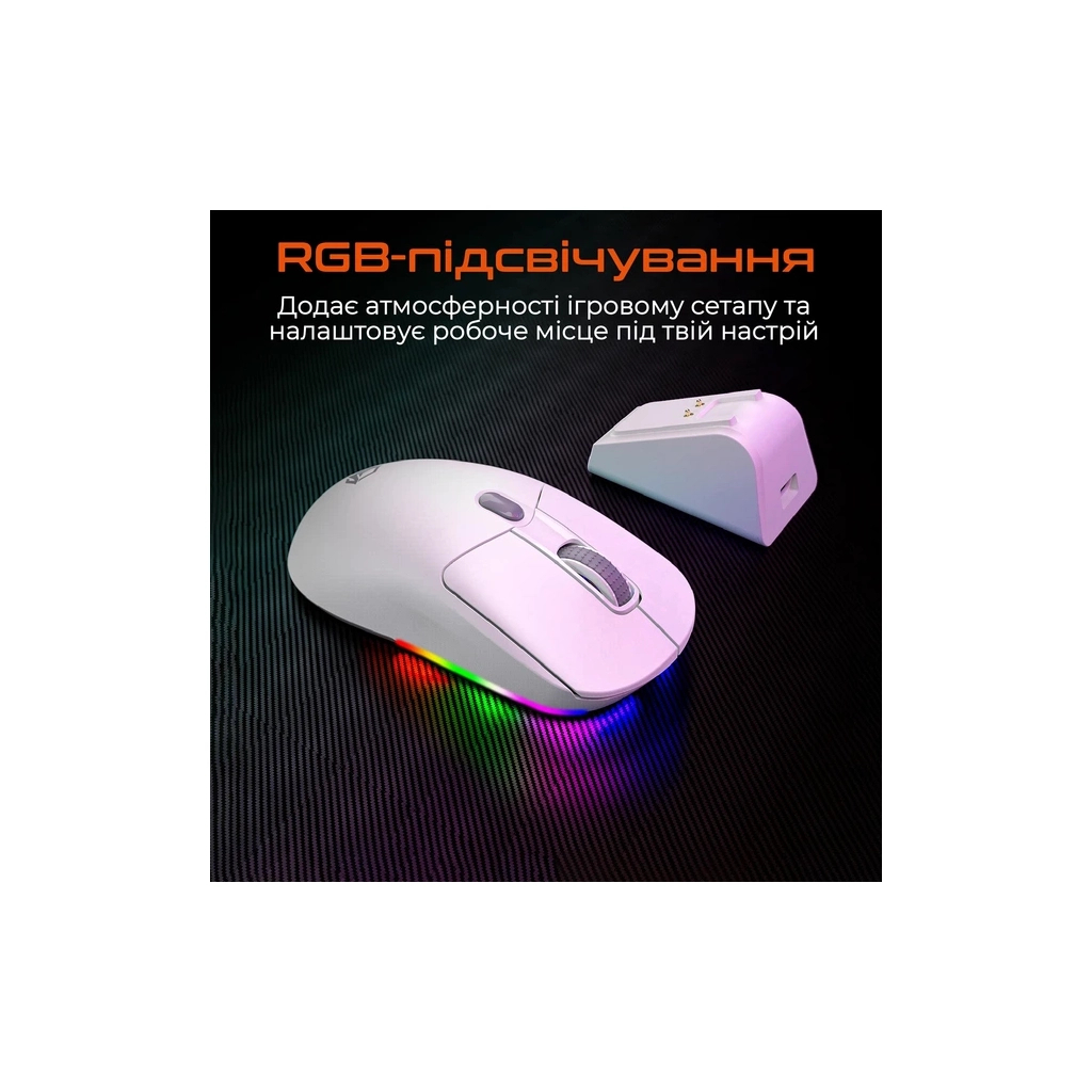 Мишка Meetion GW38 Wireless/Bluetooth/USB White (MT-GW38-B)