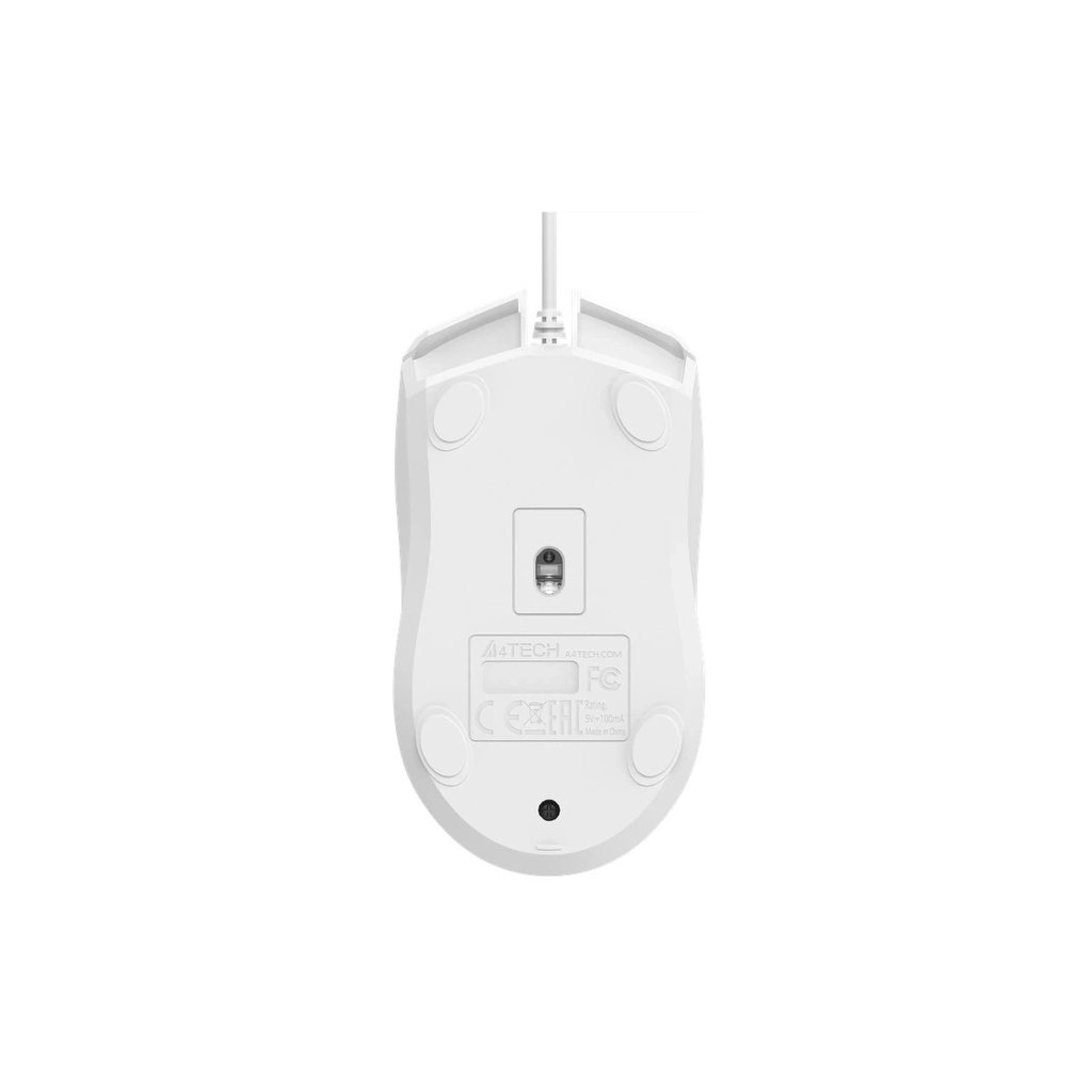 Мишка A4Tech OP-750S USB White (4711421003735)