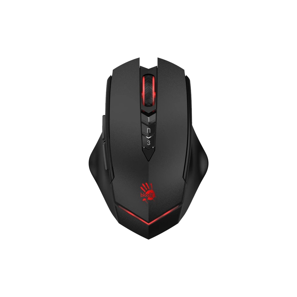 Мишка A4Tech Bloody R80 Plus Wireless/USB Black Skull (4711421003018)