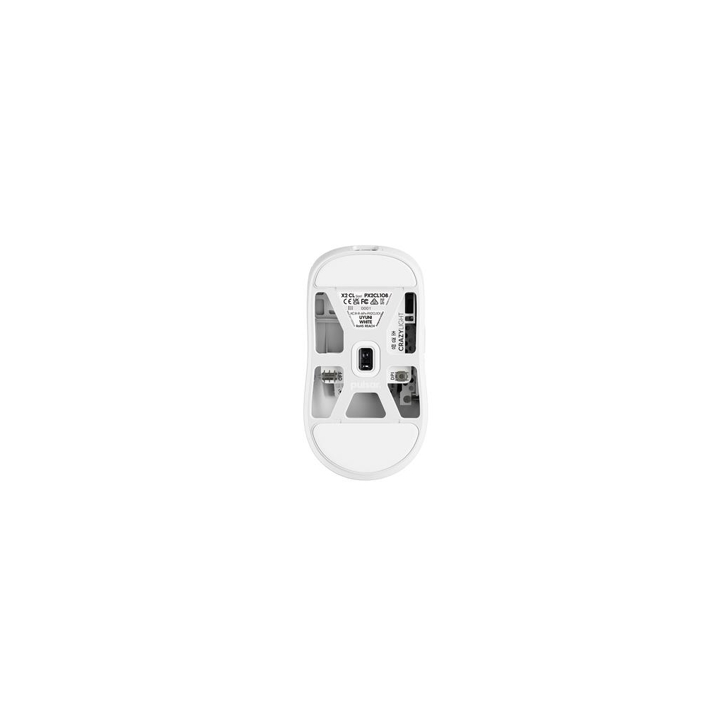 Мишка Pulsar X2 CrazyLight Wireless White (PX2CL108)