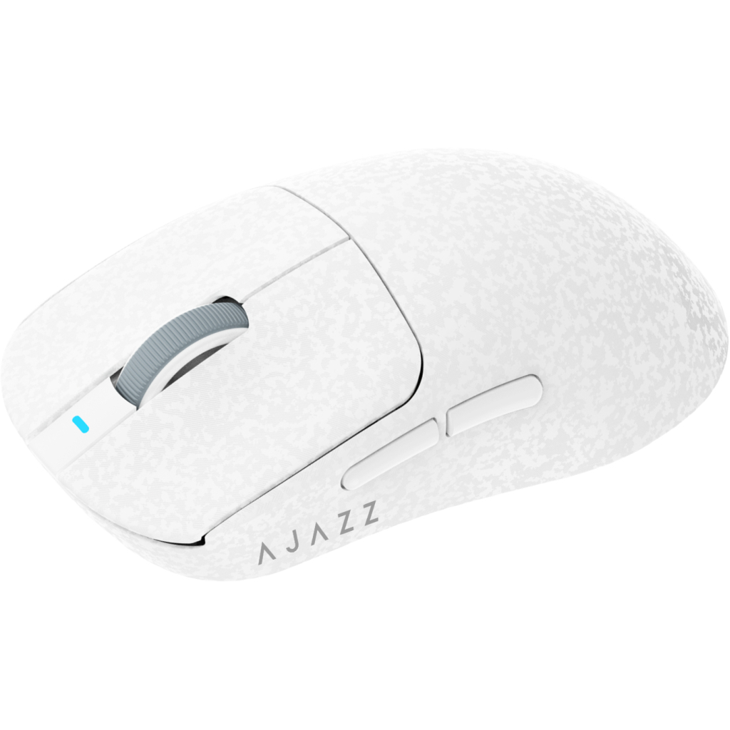 Мишка Ajazz AJ199 MAX Carbon fiber Wireless/Bluetooth/USB White (AJ199-MAX-W)
