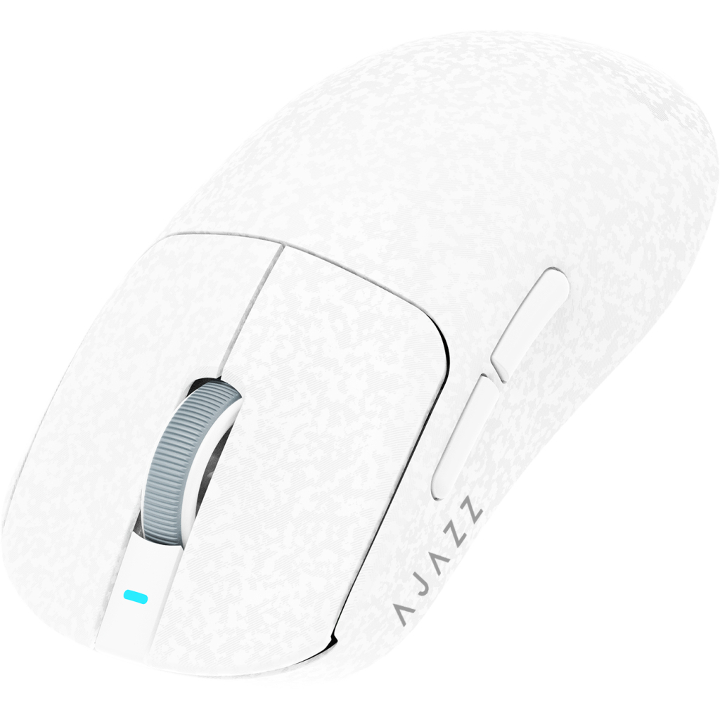 Мишка Ajazz AJ199 MAX Carbon fiber Wireless/Bluetooth/USB White (AJ199-MAX-W)