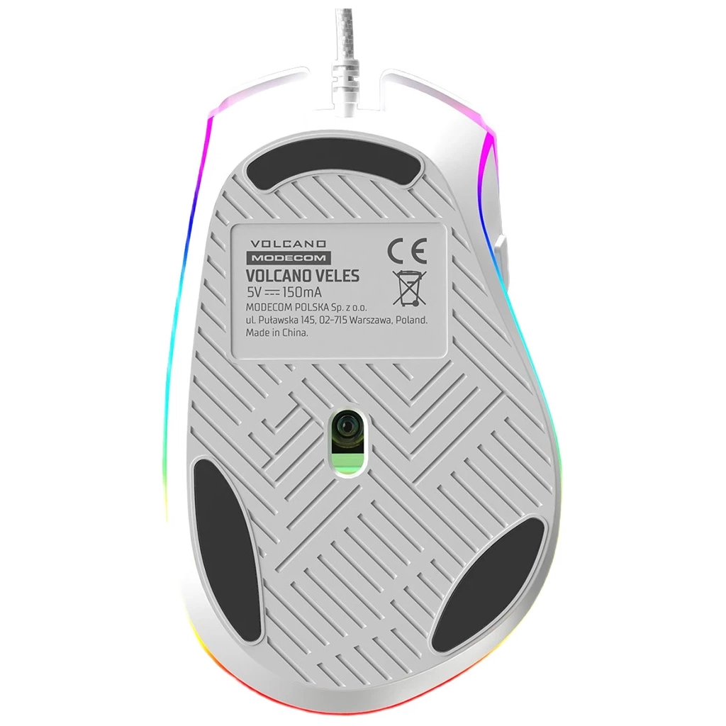 Мишка Modecom Volcano Veles USB White (M-MC-VELES-200)