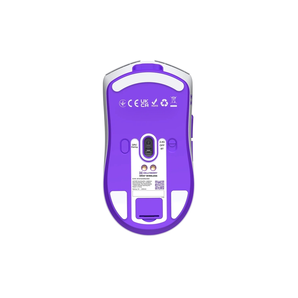 Мишка Hator Hellyberry HM47 Wireless White/Violet (HM47_white_violet)