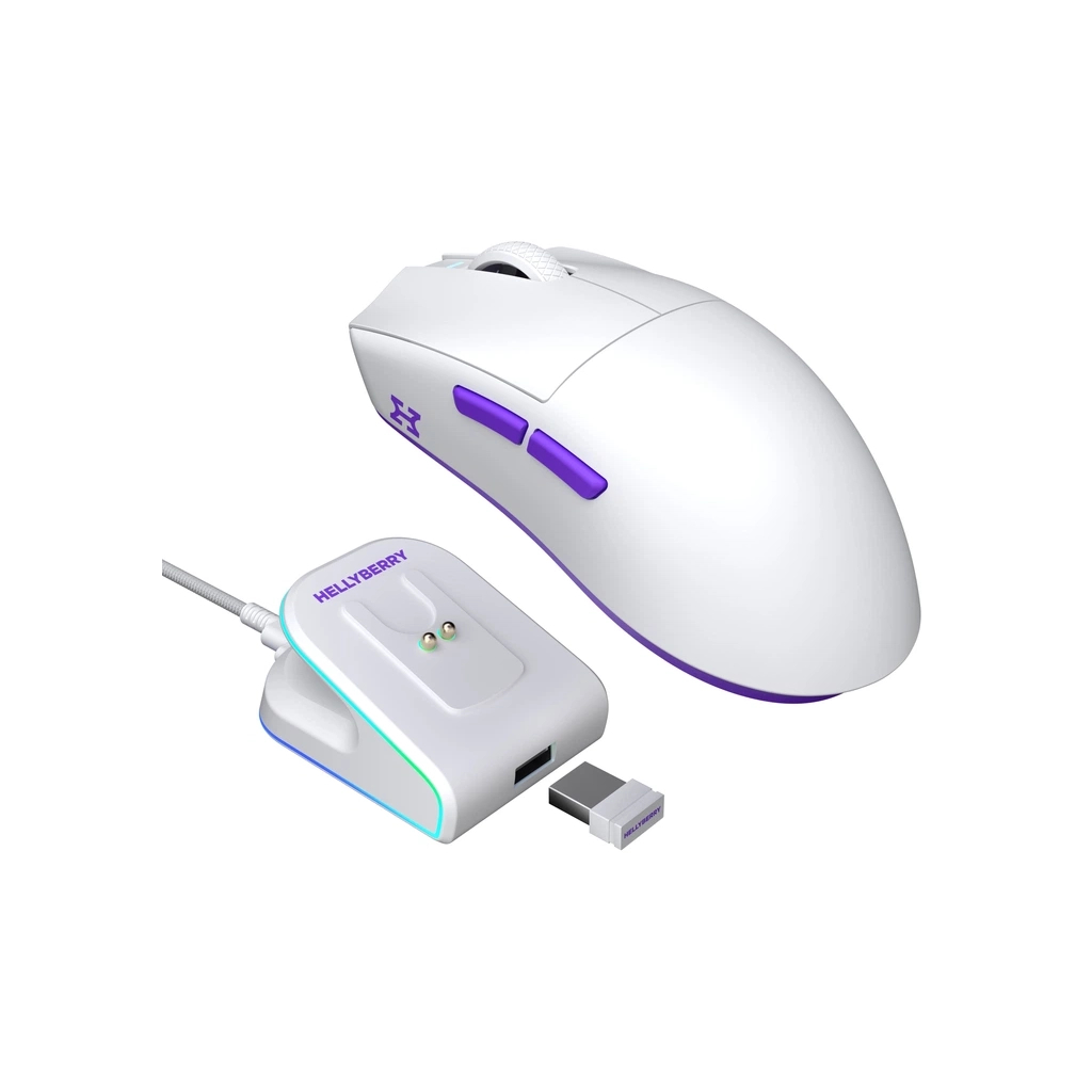 Мишка Hator Hellyberry HM47 Wireless White/Violet (HM47_white_violet)
