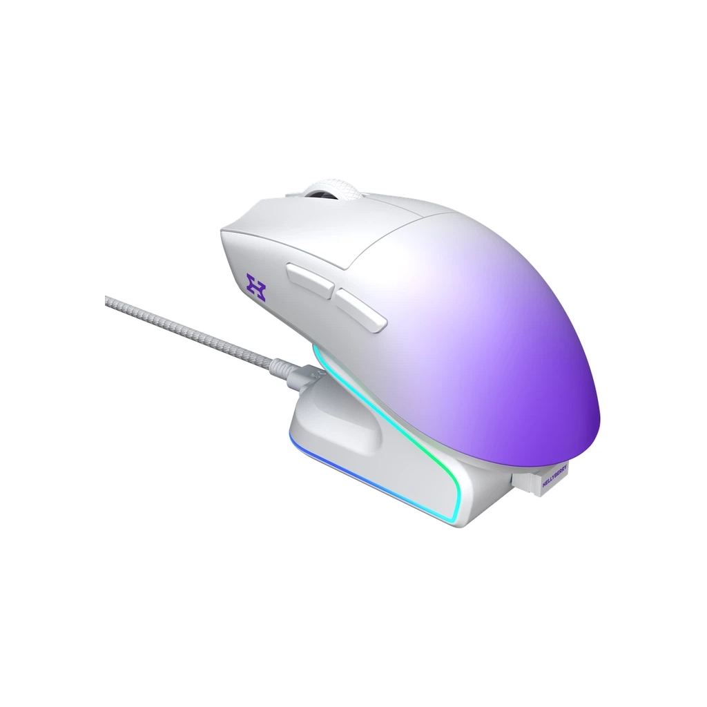 Мишка Hator Hellyberry HM47 Pro RGB Wireless/Bluetooth/USB White/Violet (HM47PRO_white_violet)