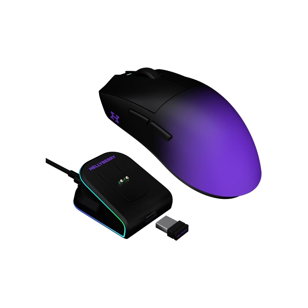 Мишка Hator Hellyberry HM47 Pro RGB Wireless/Bluetooth/USB Black/Violet (HM47PRO_black_violet)
