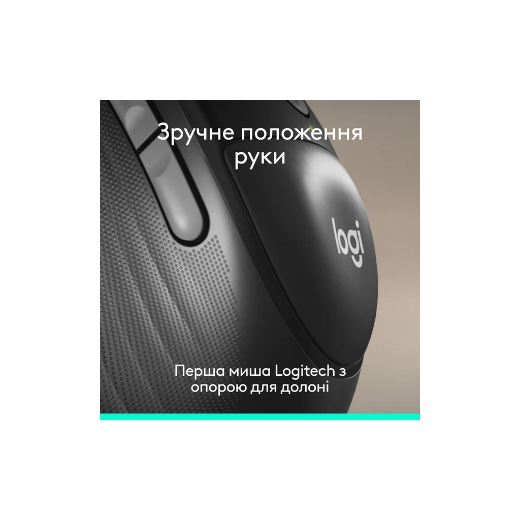 Мишка Logitech Signature Comfort Plus M850L Wireless/USB-C Graphite (910-007715)