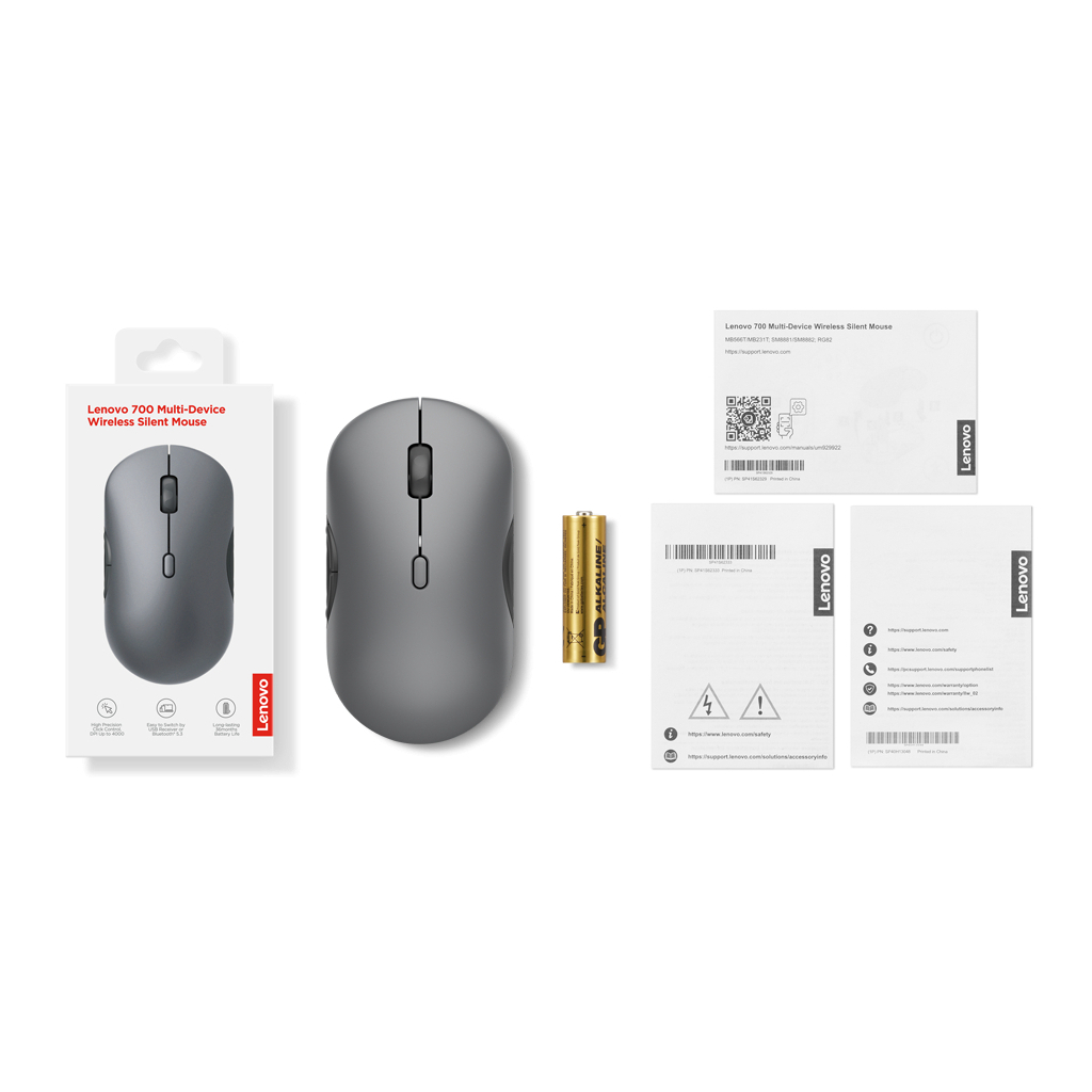 Мишка Lenovo 700 Multi-Device Wireless Luna Grey (GY51S61898)