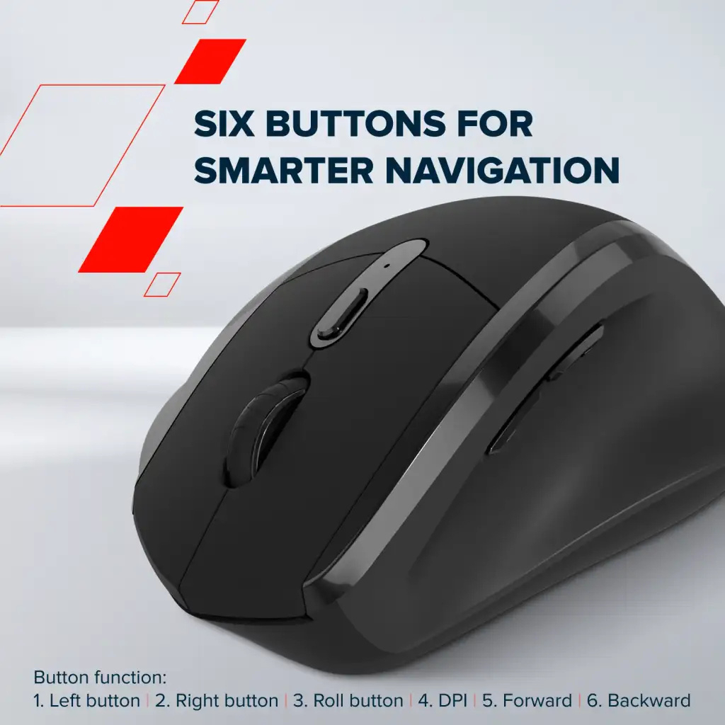 Мишка Canyon OnClick 17 Wireless Black (CNE-CMSW17B)